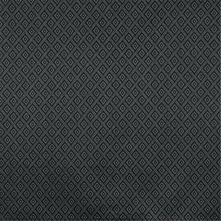 FINE-LINE 54 in. Wide Black And Silver- Diamond Heavy Duty Crypton Commercial Grade Upholstery Fabric FI2949269